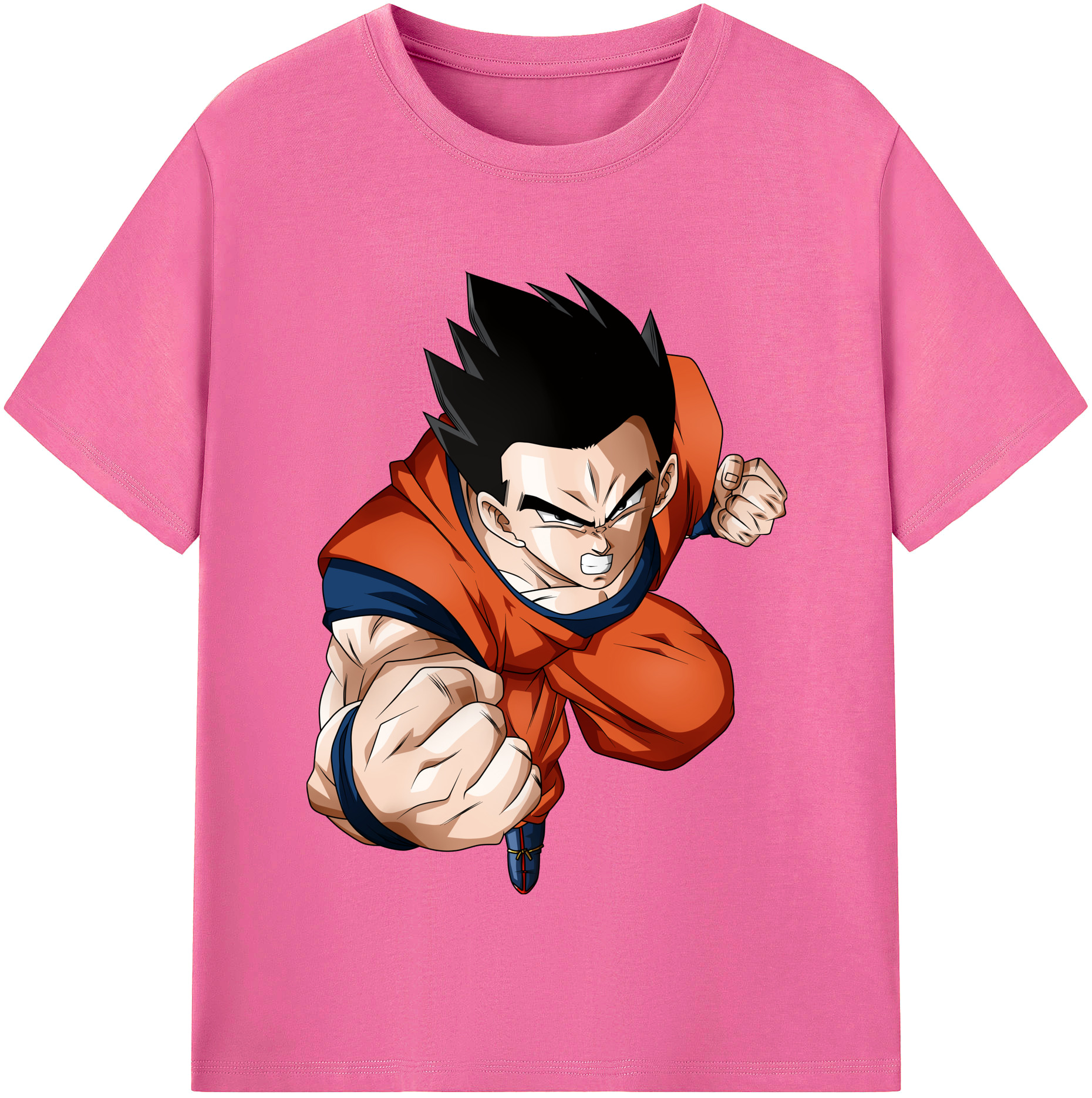 （画像用） ドラゴンボール 孫 悟飯（そんごはん）DRAGON BALL Son Gohan レディースカジュアルプリントTシャツ（綿100％）